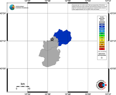 Mappa MCS - territori comuni
