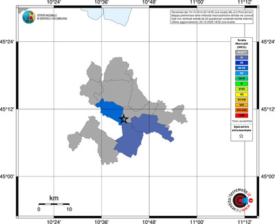 Mappa MCS - territori comuni
