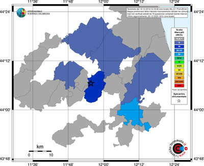 Mappa MCS - territori comuni