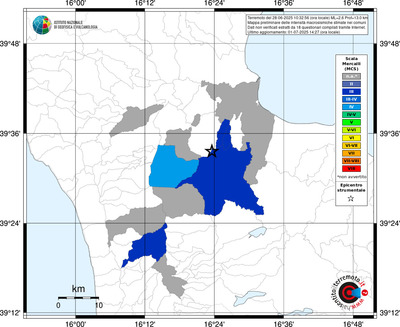 Mappa MCS - territori comunali