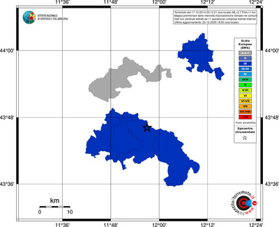 Mappa EMS - territori comuni