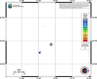 Mappa MCS - territori località