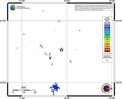 Mappa MCS - territori località