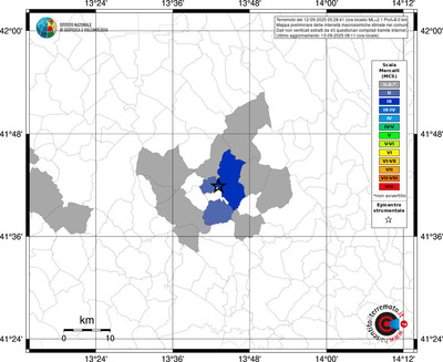 Mappa MCS - territori comunali