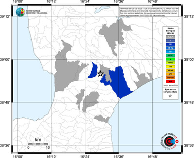 Mappa EMS - territori comunali