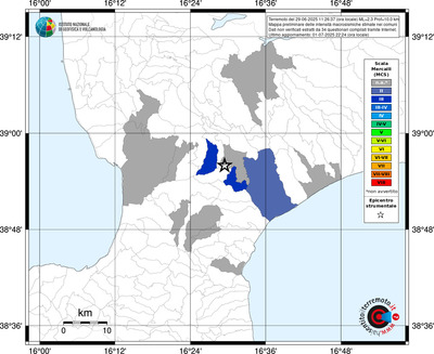 Mappa MCS - territori comunali