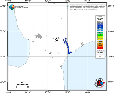 Mappa EMS - territori località