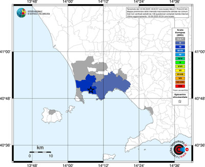 Mappa EMS - territori comunali