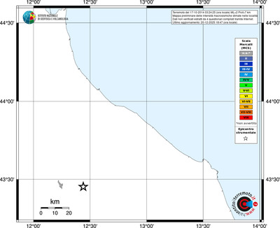 Mappa MCS - territori località