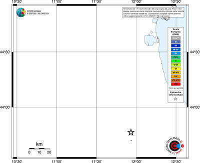 Mappa EMS - territori località