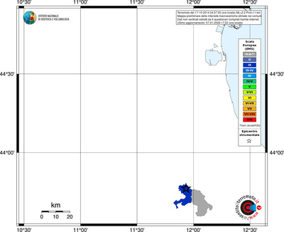 Mappa EMS - territori comuni