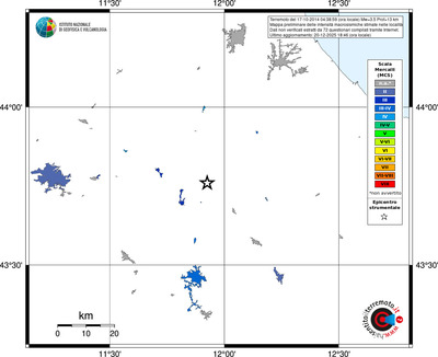 Mappa MCS - territori località