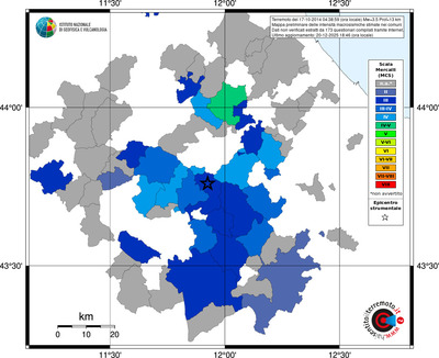 Mappa MCS - territori comuni