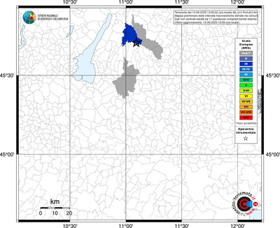 Mappa EMS - territori comunali