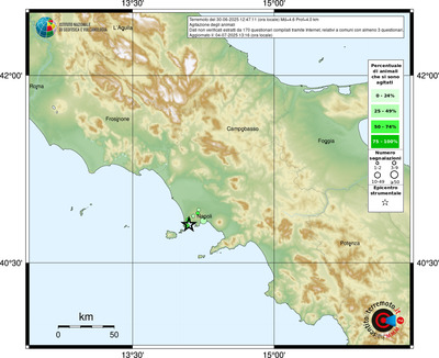 Mappa comuni con almeno 3 questionari