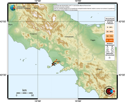 Mappa comuni con almeno 3 questionari