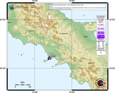 Mappa comuni con almeno 3 questionari