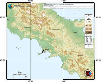 Mappa comuni con almeno 3 questionari