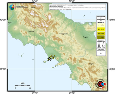 Mappa comuni con almeno 3 questionari