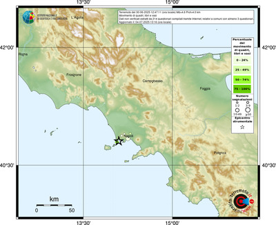 Mappa comuni con almeno 3 questionari