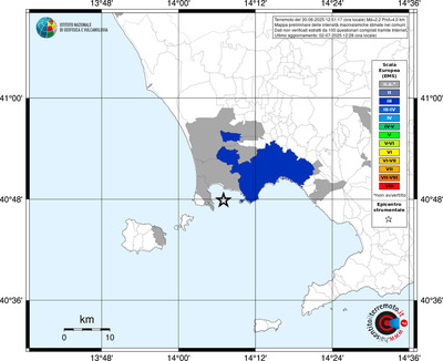 Mappa EMS - territori comunali