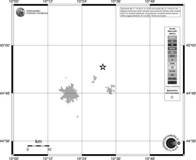 Mappa MCS - territori località