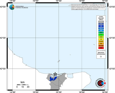 Mappa MCS - territori comuni