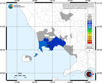 Mappa EMS - territori comunali
