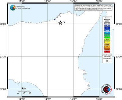 Mappa EMS - territori delle località