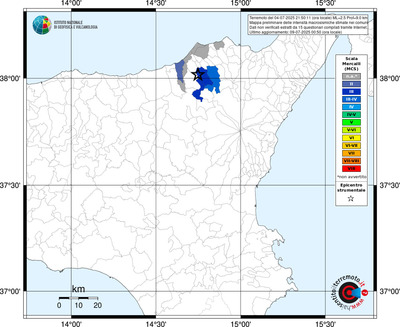 Mappa MCS - territori comunali