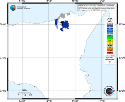 Mappa EMS - territori comuni