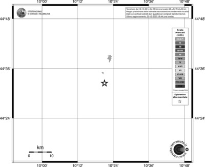 Mappa MCS - territori località