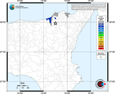 Mappa EMS - territori comunali