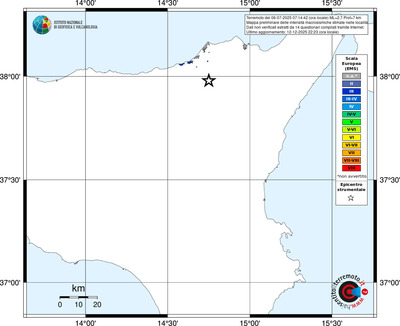 Mappa EMS - territori località