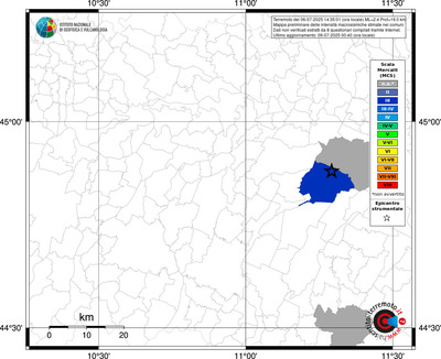 Mappa MCS - territori comunali