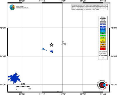 Mappa EMS - territori località