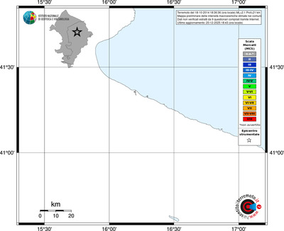 Mappa MCS - territori comuni