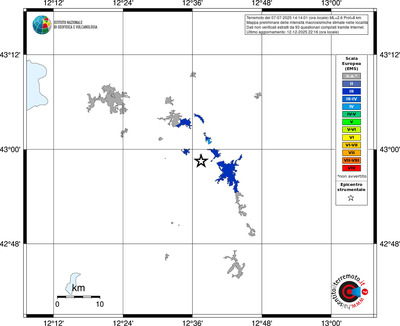 Mappa EMS - territori località