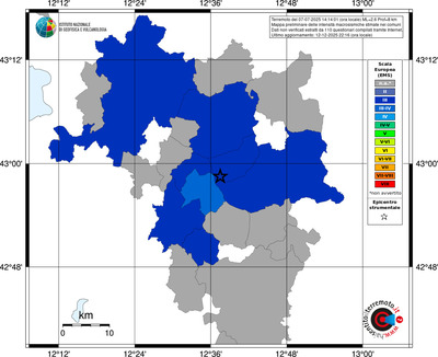Mappa EMS - territori comuni