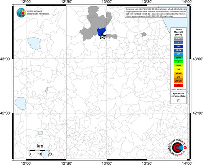 Mappa MCS - territori comunali