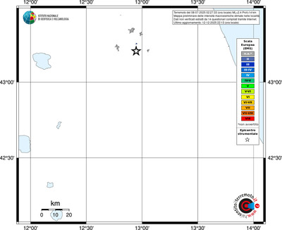 Mappa EMS - territori località