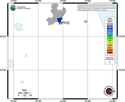 Mappa EMS - territori comuni