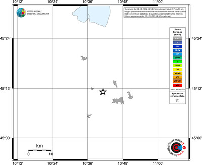 Mappa EMS - territori località