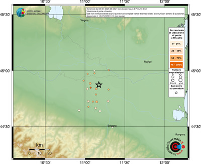 Mappa comuni con almeno 3 questionari