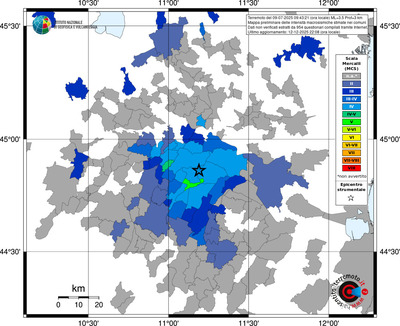 Mappa MCS - territori comuni