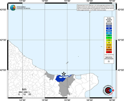 Mappa EMS - territori comunali