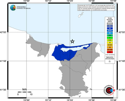 Mappa EMS - territori comuni