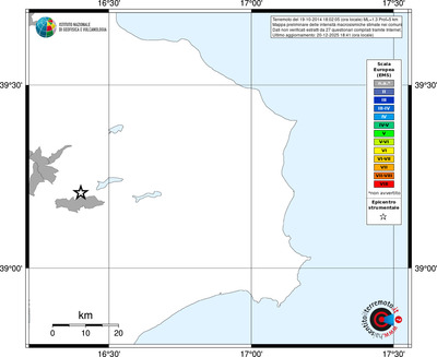 Mappa EMS - territori comuni
