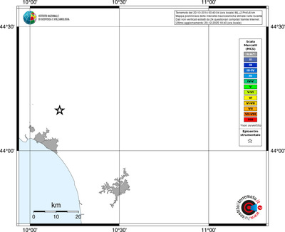 Mappa MCS - territori località