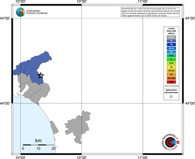Mappa MCS - territori comuni